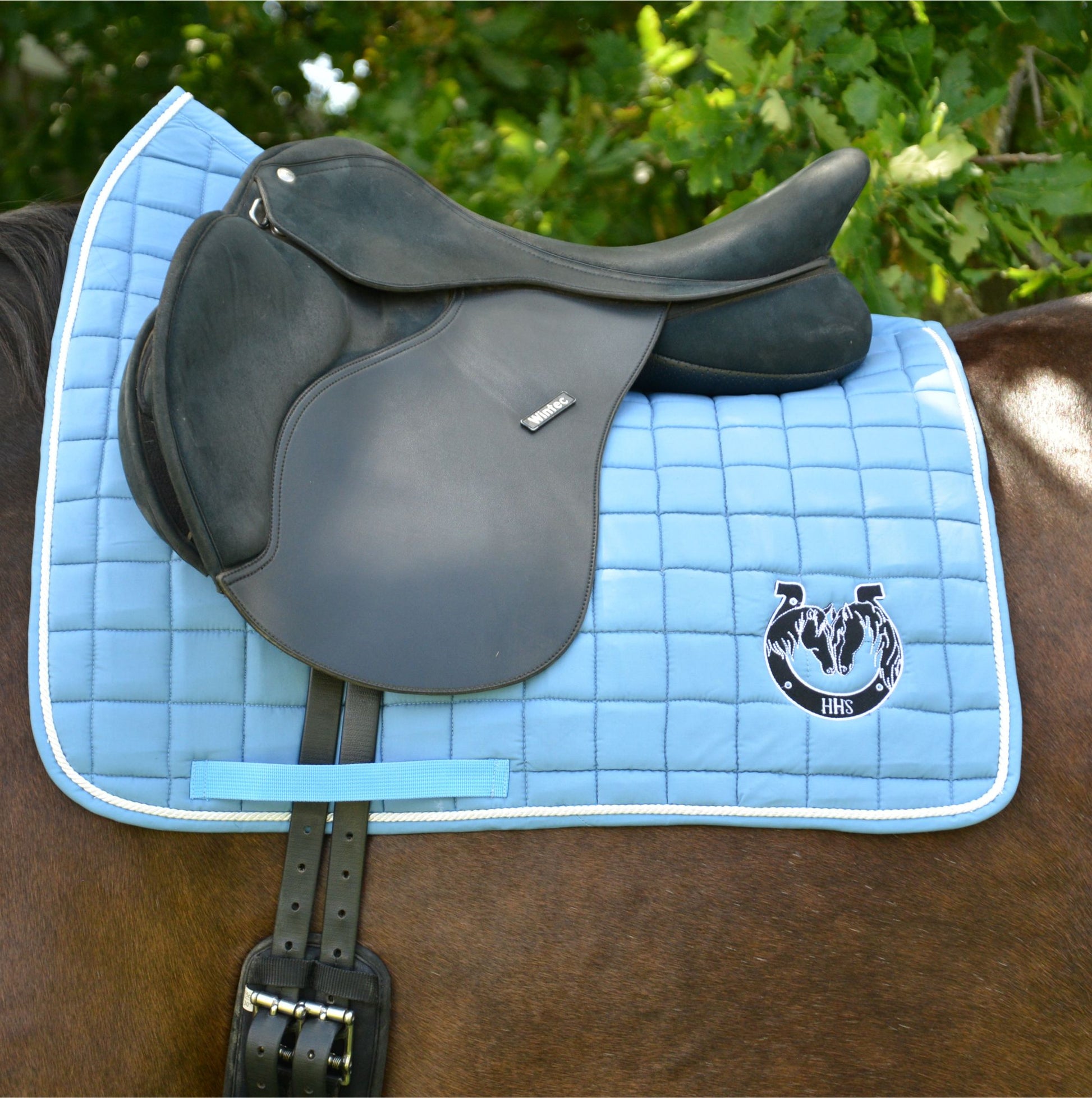 Baby Blue Saddle Pad - Available in Full, Warmblood and Shire Sizes ...